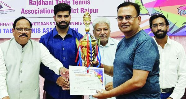 जीपी शिवहरे स्मृति टेबल टेनिस प्रतियोगिता 2023 विजेता घोषित