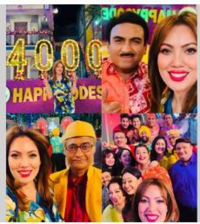 'तारक मेहता का उल्टा चश्मा' ने पूरे किए 4000 एपिसोड, मुनमुन दत्ता ने शेयर किया जश्न का वीडियो