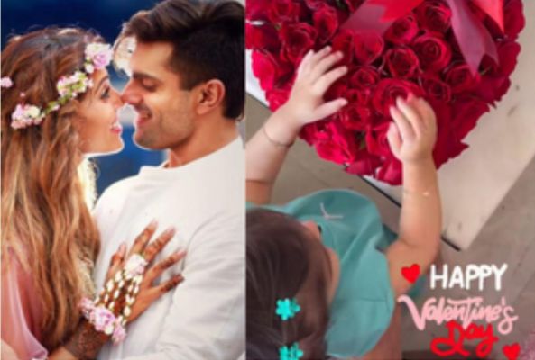 वेलेंटाइन डे पर करण सिंह ग्रोवर ने बिपाशा बसु को दिया सरप्राइज