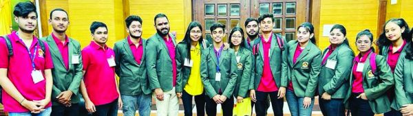 प्रगति महाविद्यालय के पत्रकारिता विभाग ने  किया विधानसभा परिसर का शैक्षणिक भ्रमण