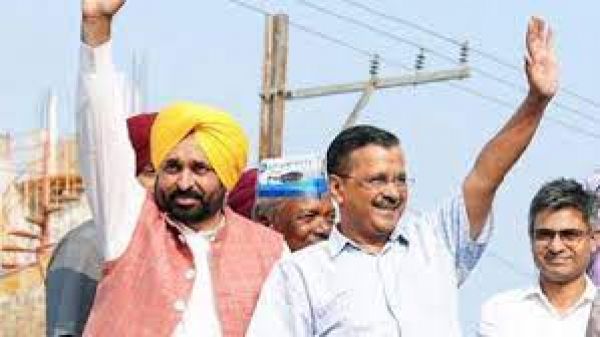 केजरीवाल और मान ने लोकसभा चुनाव के लिए दिल्ली में आम आदमी पार्टी का प्रचार अभियान प्रारंभ किया