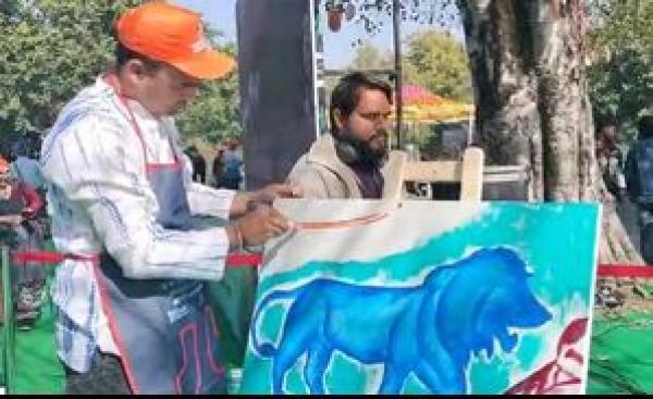विकसित भारत ब्रांड एंबेसडर वर्कशॉप में पुराना किला पर देश भर से जुटे कलाकार