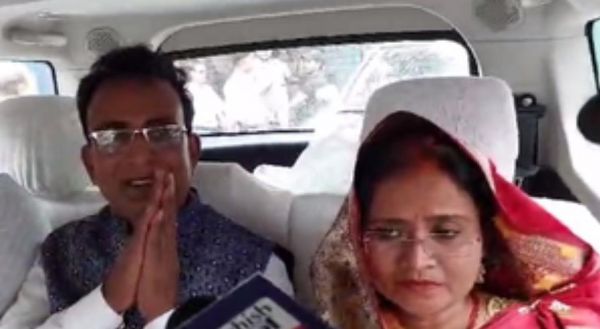 शादी के बाद लालू यादव से आशीर्वाद लेने पहुंचे बाहुबली अशोक महतो