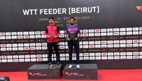 साथियान ने ऐतिहासिक डब्ल्यूटीटी फीडर खिताब जीता