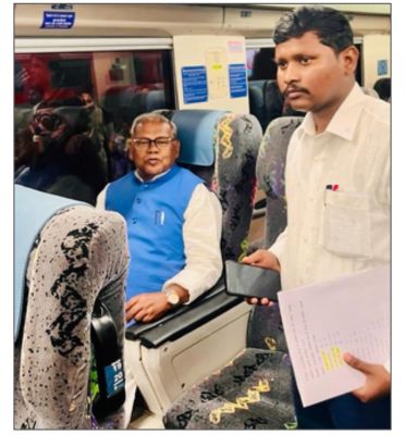 नामांकन भरने से पहले पूर्व सीएम मांझी चले भगवान श्रीराम की शरण में