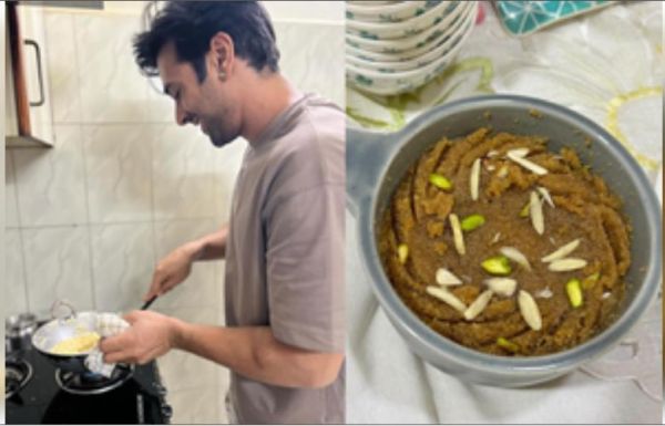 शादी के बाद पति पुलकित ने 'पहली रसोई' की रस्म में बनाया हलवा, कृति खरबंदा ने शेयर की तस्वीरें