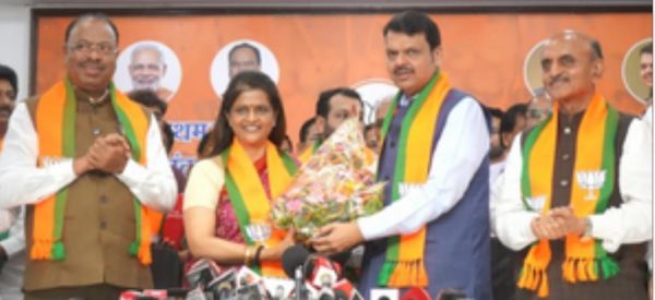 पूर्व गृह मंत्री शिवराज पाटिल की बहू बीजेपी में हुईं शामिल