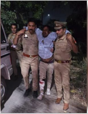पुलिस मुठभेड़ में एक बदमाश गिरफ्तार, 26 मामले हैं दर्ज