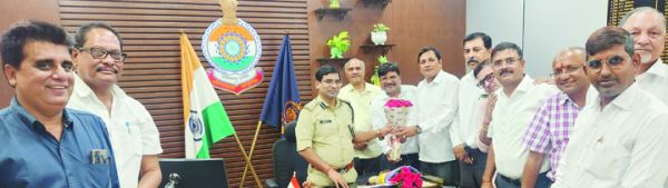 चुनाव के दौरान समस्याओं पर रायपुर एसएसपी से सराफा एसो-चेम्बर की चर्चा