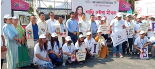 चुनाव आयोग ने हिंसा प्रभावित मणिपुर में मतदाताओं को प्रोत्साहित करने के लिए हस्ताक्षर अभियान शुरू किया
