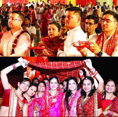 श्रीरामदेव बाबा भव्य जम्मा जागरण में पूरा समाज आया साथ 
