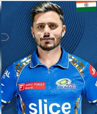 मुंबई इंडियंस की टीम में विष्णु विनोद की जगह हार्विक देसाई शामिल