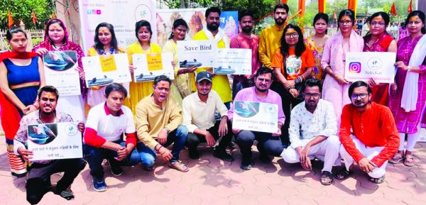 नेकी कर संस्था का पक्षियों के लिए नि:शुल्क सकोरा वितरण 