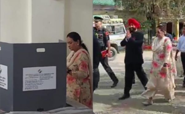 उत्तराखंड गवर्नर ने अपनी पत्नी के साथ किया मतदान, कहा- ये सबसे बड़ा दान है