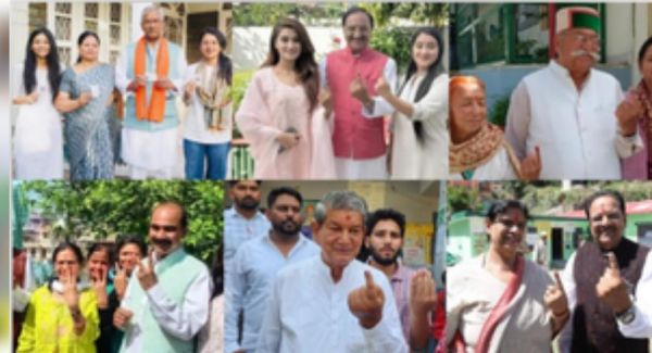 उत्तराखंड के तमाम दिग्गजों ने डाला वोट, जनता से की बढ़-चढ़कर मतदान की अपील