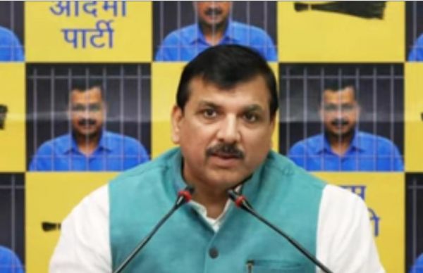 शराब घोटाले में पूरी तरह लिप्त है बीजेपी, ये कमल छाप घोटाला है : संजय सिंह