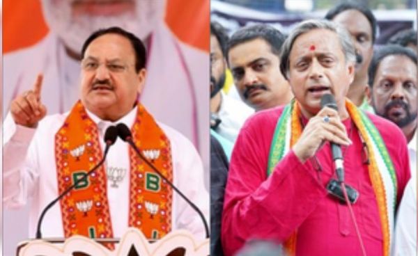 शशि थरूर के बयान पर जेपी नड्डा का पलटवार, कहा- कांग्रेस को सिर्फ वोट बैंक और एक राजवंश के बैंक अकाउंट की परवाह
