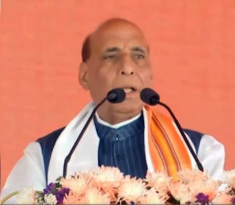 डबल इंजन की सरकार में नोएडा बना बिजनेस का सबसे बड़ा सेंटर : राजनाथ सिंह