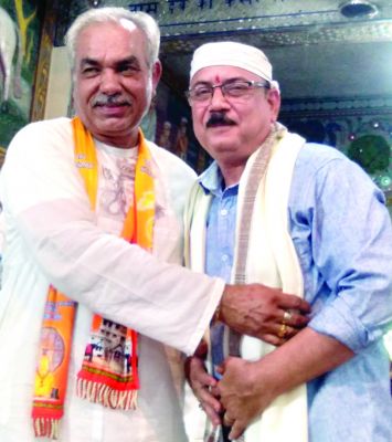 मैट्स सह प्राध्यापक को शदाणी दरबार  में मिला सम्मान