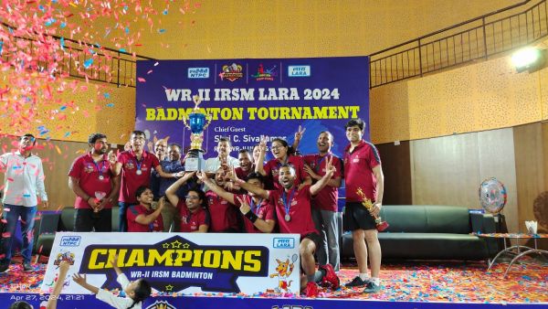 एनटीपीसी खरगोन बना अंतर क्षेत्रीय बैडमिंटन टूर्नामेंट का चैंपियन  