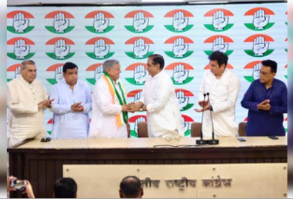 योगानंद शास्त्री ने फिर थामा कांग्रेस का दामन, 3 बार रह चुके हैं विधायक