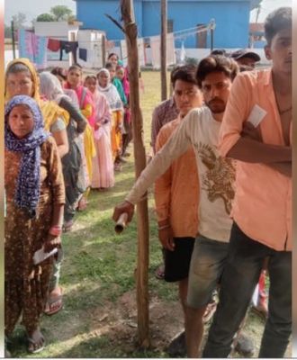 चौथे चरण में यूपी की 13 सीटों पर नौ बजे तक 11.67 फीसद मतदान