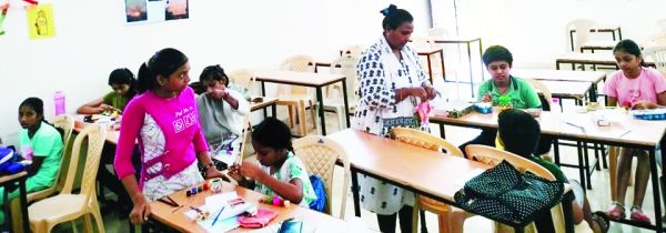 अग्रसेन महावि ग्रीष्मकाल कक्षा में विभिन्न विधाओं का प्रशिक्षण 