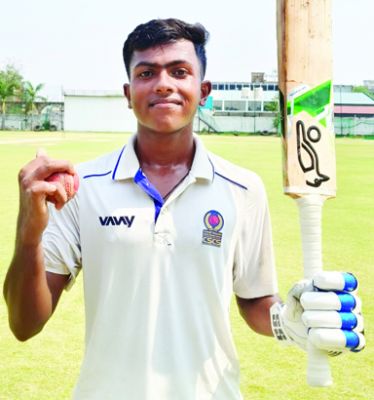 बिलासपुर को अंडर 19 एलिट ग्रुप इंटर में 195 रनों की बढ़त  