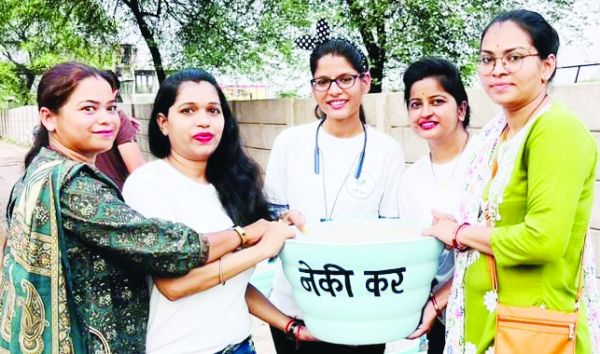 पशुओं को गर्मी से बचाने एक प्रयास-कोई प्यासा न रह जाए