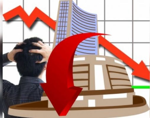 लाल निशान में बंद हुआ बाजार, सेंसेक्स 220 अंक फिसला 