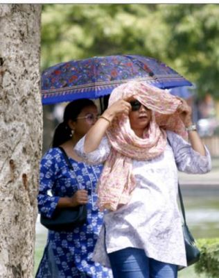 एनसीआर में हीटवेव का असर जारी, दिल्ली में पारा 45 के पार 