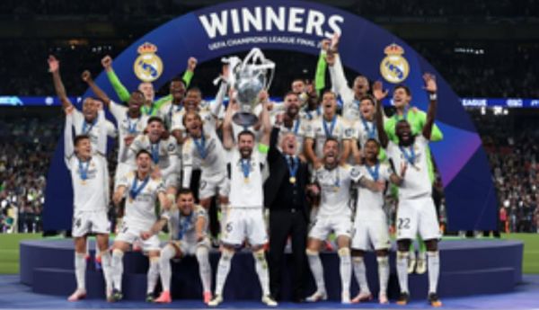 डॉर्टमुंड को 2-0 से हराकर रियल मैड्रिड बना चैंपियन 