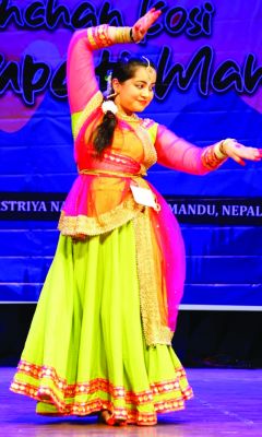 अंतरराष्ट्रीय महोत्सव में प्रत्युषा पुरोहित आयी कथक में द्वितीय