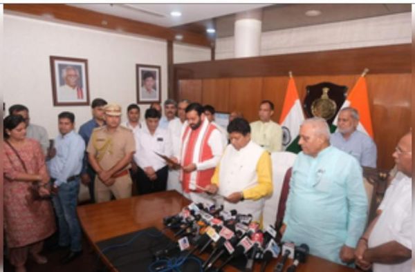 विधायक पद की शपथ लेने के बाद हरियाणा सीएम नायब सिंह ने कहा, तीसरी बार बनाएंगे सरकार 