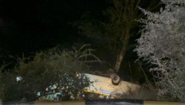 गंगनानी हादसा : बस के पेड़ पर लटकने से बची यात्रियों की जान 