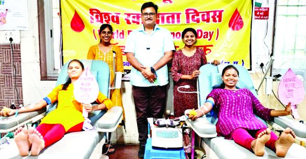 जेसीआई रायपुर कैपिटल रक्तदान शिविर आयोजित