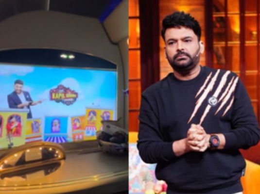 फ्लाइट में अपना ही शो देख रहे कपिल शर्मा ने शेयर किया वीडियो 
