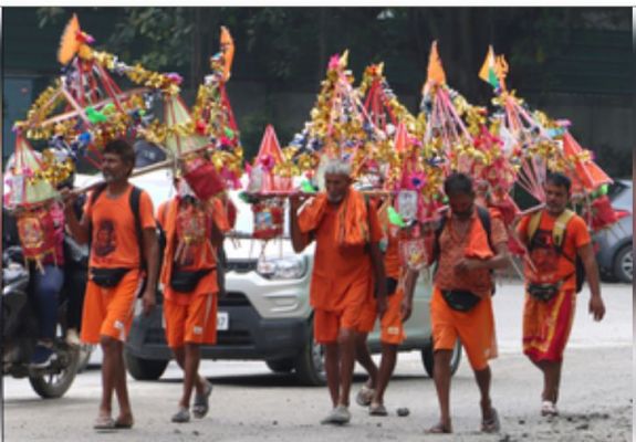 कांवड़ यात्रा के लिए नोएडा, गाजियाबाद में ट्रैफिक प्लान जारी 
