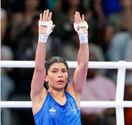 निकहत जरीन मुक्केबाजी प्री-क्वार्टर फाइनल में पहुंची