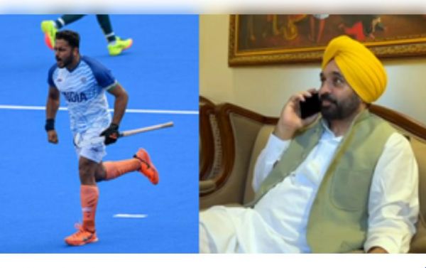 पंजाब के सीएम भगवंत मान ने की हरमनप्रीत सिंह से कॉल पर बात, कहा- गोल्ड लेकर आना है 