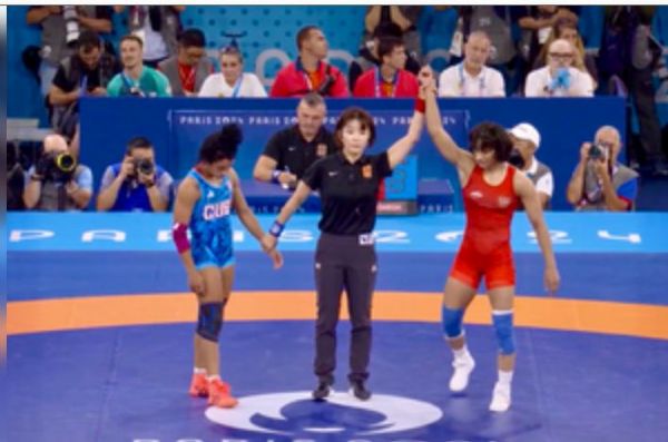 50 किग्रा कुश्ती फाइनल में विनेश फोगाट की जगह युसनेलिस गुज़मैन लोपेज लेंगी