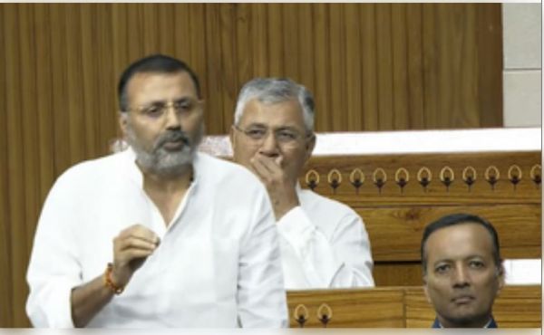 निशिकांत दुबे ने लोकसभा में पूछा, ओबीसी आरक्षण झारखंड में 14 प्रतिशत क्यों है 