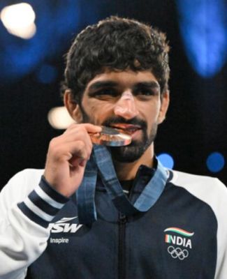 'मुझे उम्मीद है कि मेरा कांस्य पदक युवा पीढ़ियों को प्रेरित करेगा:' अमन सहरावत