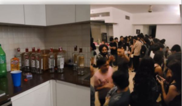 नोएडा की हाईराइज सोसायटी में चल रही थी रेव पार्टी, नशे में धुत मिले दर्जनों छात्र 