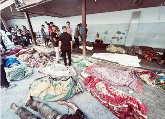 गाजा में एक स्कूल पर इजराइली हवाई हमले में कम से कम 80 लोगों की मौत: फलस्तीनी स्वास्थ्य अधिकारी