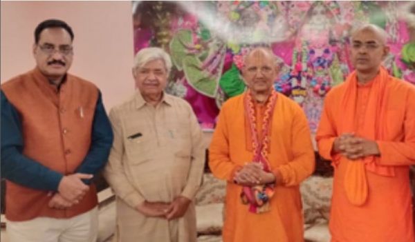 विहिप अंतर्राष्ट्रीय अध्यक्ष ने इस्कॉन प्रमुख से मुलाकात की, बांग्लादेश में हुए हमलों के प्रति जताई संवेदना 