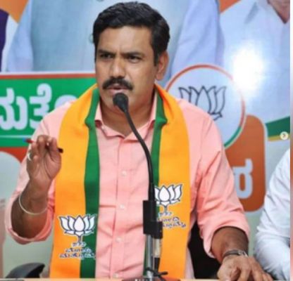 राहुल और गांधी परिवार को भेजा गया कर्नाटक से लूटा हुआ पैसा : बीवाई विजयेंद्र 