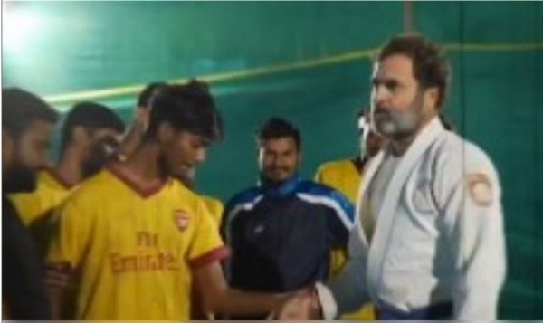 राष्ट्रीय खेल दिवस पर राहुल गांधी ने शेयर किया खुद के मार्शल आर्ट्स का वीडियो 
