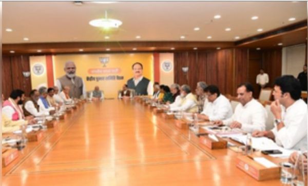 भाजपा सीईसी की बैठक में 50 से ज्यादा उम्मीदवारों के नामों पर मुहर, करनाल की बजाय लाडवा से लड़ सकते हैं सीएम सैनी 
