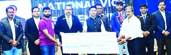जेसीआई रायपुर मैक यूनाइटेड दिवंगत सदस्य के परिवार को 23 लाख सहायता